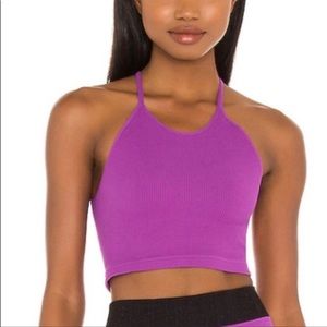 Free People Purple Crop Top